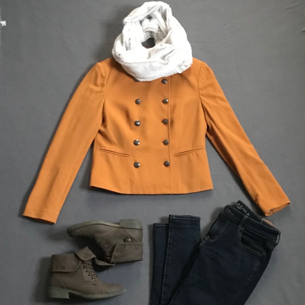 Buttoned Military Jacket